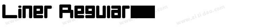Liner Regular字体转换